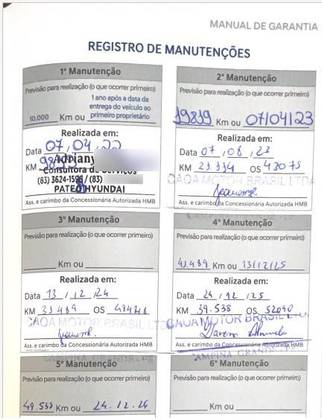 HYUNDAI HB20 1.0 12V FLEX EVOLUTION MANUAL